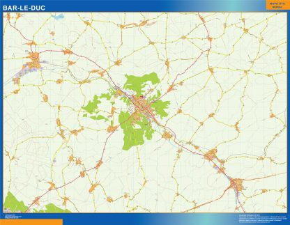 Mapa Bar Le Duc en Francia gigante. Mapas grandes para Chile y América