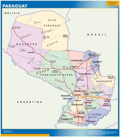 Mapa Paraguay