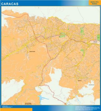 Mapa de Caracas