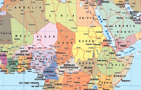 Mapa mundo zoom espanol